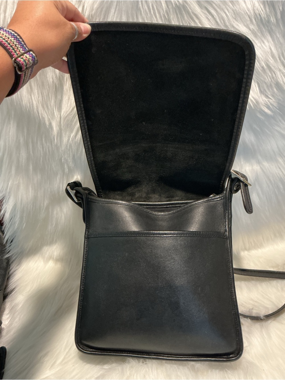 Coach Black Leather Legacy Studio Flap 9144 - Picture 4 of 5
